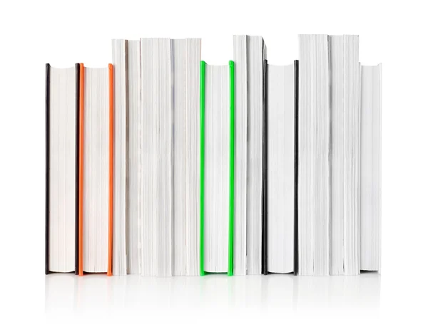 Libri su sfondo bianco — Foto Stock