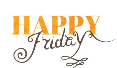 El yazısı yazıt mutlu Cuma.