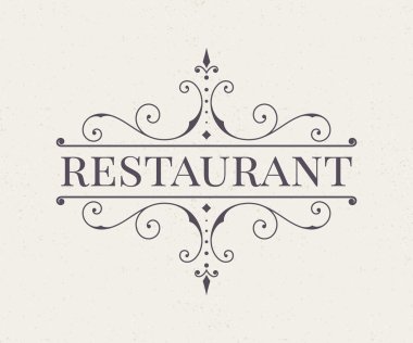 Lüks logo ve monogram çizgi çizimleri şablonu.