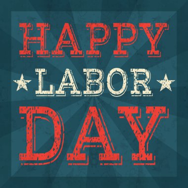 İşçi Bayramı poster şablonu.