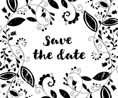 Tebrik siyah veya tarihi bildirimi kartı kaydetmek