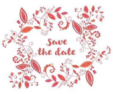 Kırmızı tebrik veya tarihi bildirimi kartı