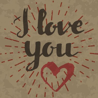 Retro arka plan üzerinde yazıt seniseviyorum.