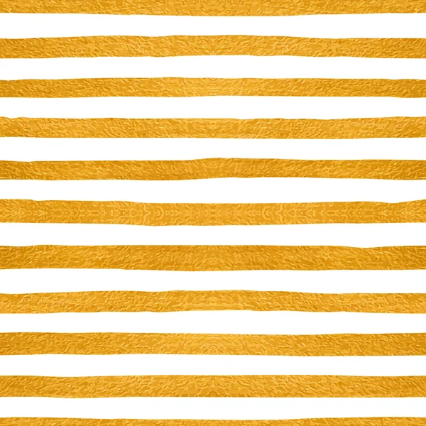 Gold nahtloses Muster aus goldenen Streifen. — Stockvektor
