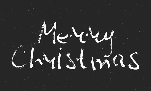 Mão escrita inscrição Feliz Natal . — Vetor de Stock