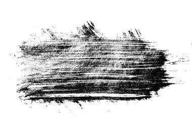 Monochrome black grunge stain.