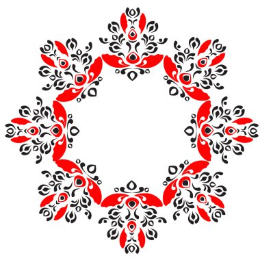 İzole mandala desen