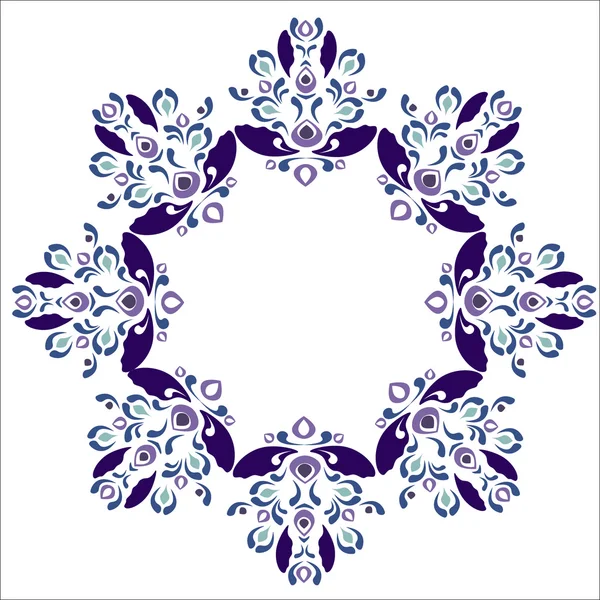 Isoliertes Mandala-Muster — Stockvektor