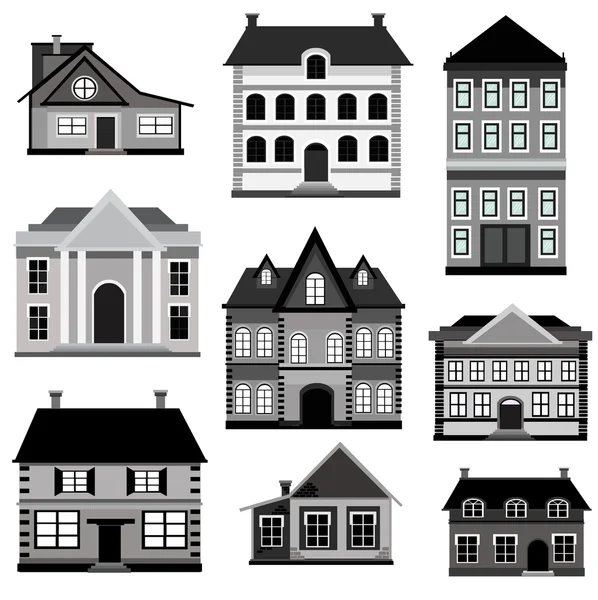 Set of buildings — Stock Vector