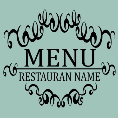 Restoran menü tasarımı