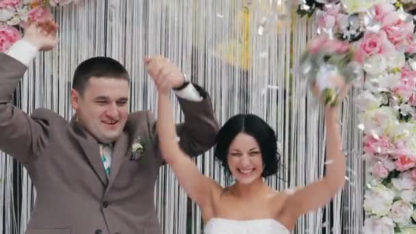 Cérémonie de mariage- moment émotionnel — Video