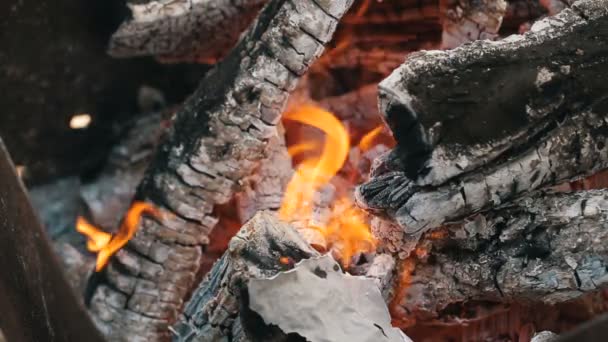 El texto arde — Vídeo de stock