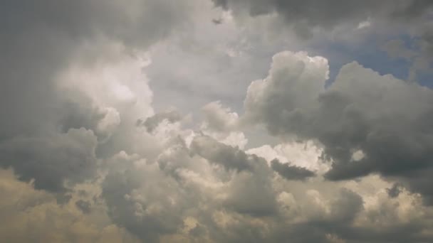 Beautiful blue sky with cloud — Stock Video