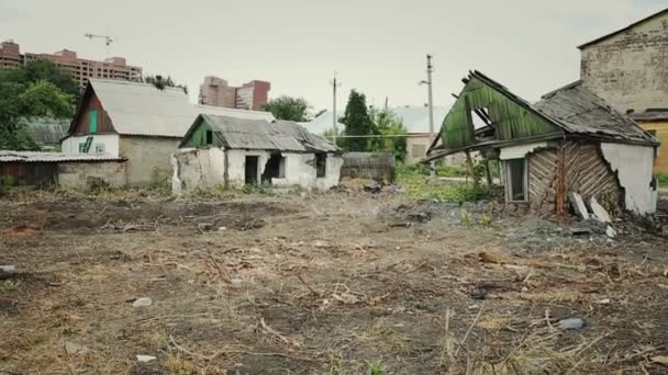 Maisons brisées abandonnées — Video