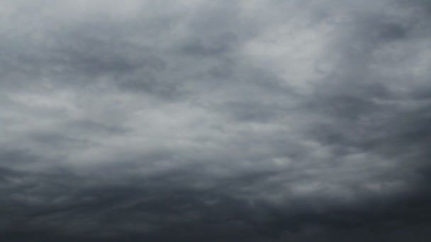 Сірий небо Timelapse — стокове відео