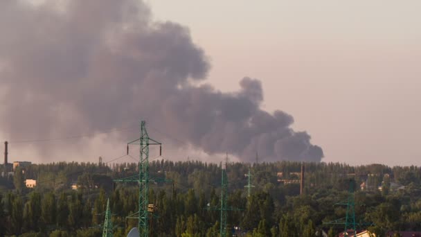 Guerra en Donetsk — Vídeo de stock