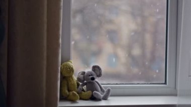 pencere üstünde Toys