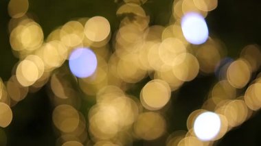 Ağacın üzerinde Noel aydınlatma