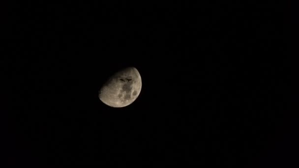 Movimiento de una Luna — Vídeos de Stock