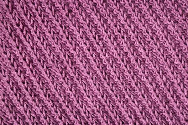 Knitted fabric pink background — Stock Photo, Image