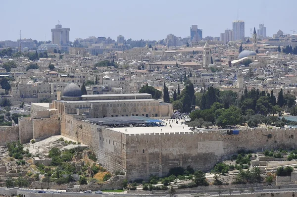 Temple Mount Kudüs'ün eski şehri — Stok fotoğraf