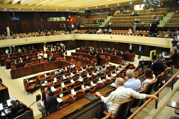 Parlamento israelí (Knesset) durante la sesión plenaria — Foto de Stock