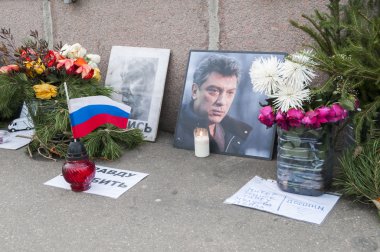 Boris Nemtsov'ın suikast spot