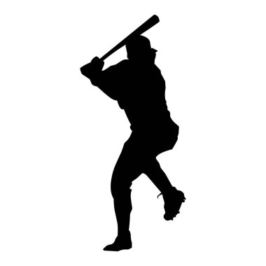 men baseball athlete sport game silhouette