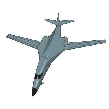 B1 Lance bombardıman uçağı uçak vektör sanatı