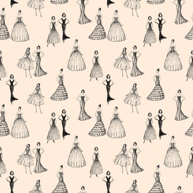 Abiye kadınlarda paterni