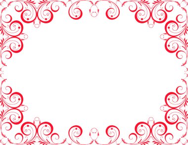 κόκκινο διαμορφωμένο πλαίσιο