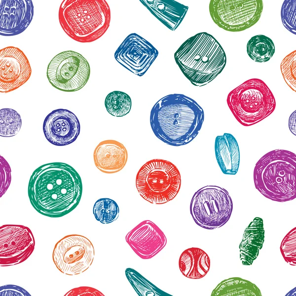 Motif des boutons colorés — Image vectorielle