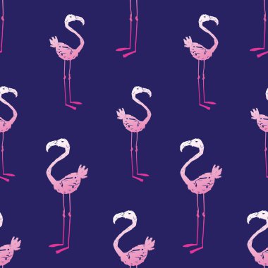 Pembe flamingoların kusursuz deseni