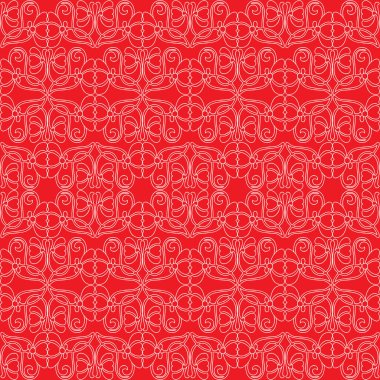 Çiçeksel klasik dekoratif elementlerden kusursuz bir arkaplan