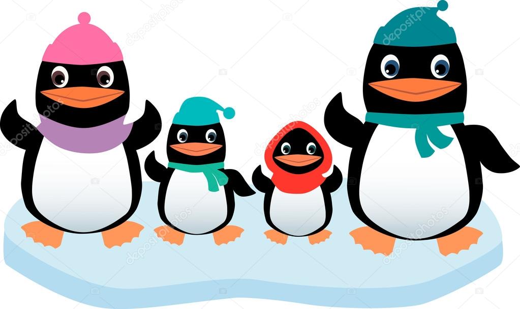 family of the funny penguins
