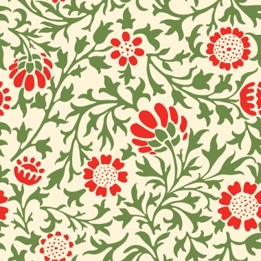 Dekoratif çiçek deseni