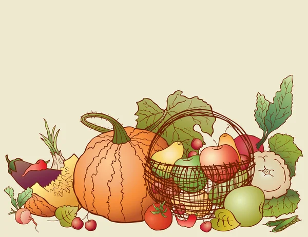 Cadeaux d'automne — Image vectorielle