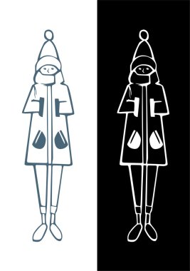 Hipster göz illüstrasyon