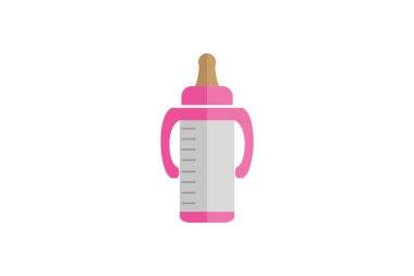 pembe vektör simgeler şişe