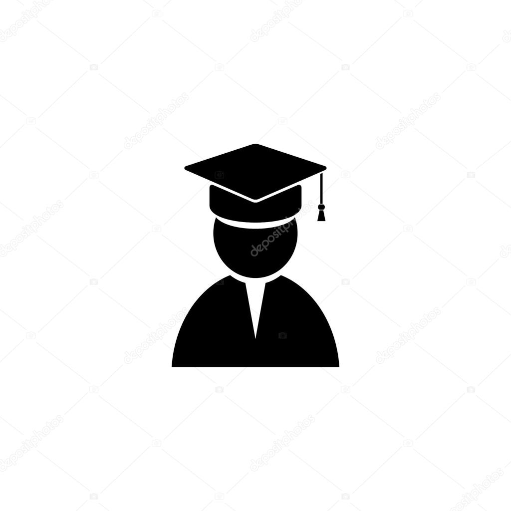 cap, student vector image