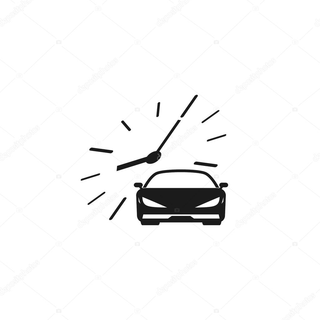 Time car vector image