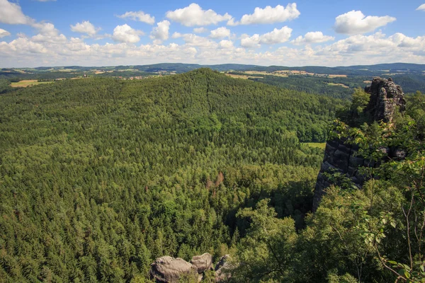 Schrammsteine saxony dresden — Stock Photo, Image