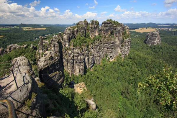 Schrammsteine Saksonia Drezno — Zdjęcie stockowe