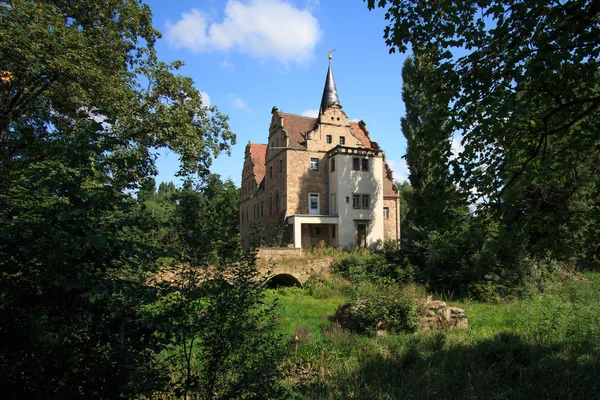 Zamek w mieście Oberau, Niemcy — Zdjęcie stockowe