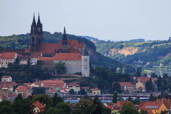 Uitzicht over de Elbe — Stockfoto