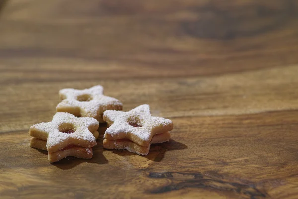 Galletas tradicionales de Linzer — Foto de Stock