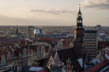 Wroclaw kış akşamları