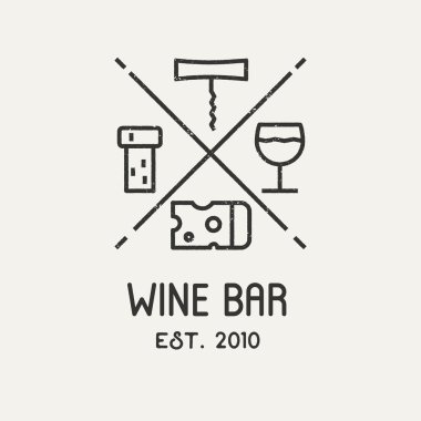 Şarap, şarap ya da mağaza için etiket.