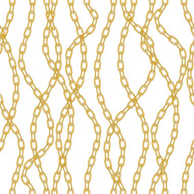 Zincir desenleri kusursuz. Kumaş, duvar kağıdı, ambalaj, arkaplan için tasarım.