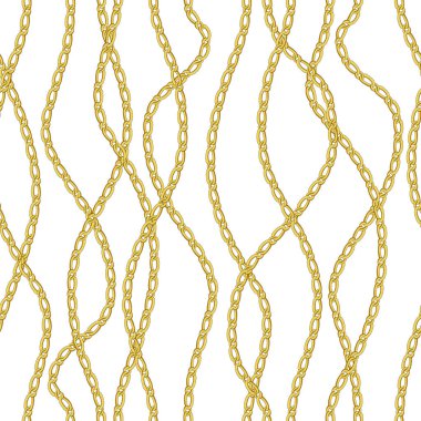 Zincir desenleri kusursuz. Kumaş, duvar kağıdı, ambalaj, arkaplan için tasarım.